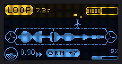 GRAIN mode: the operator juggles while it runs