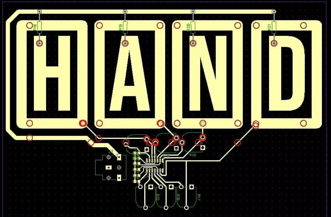 HAND PCB CAD Design